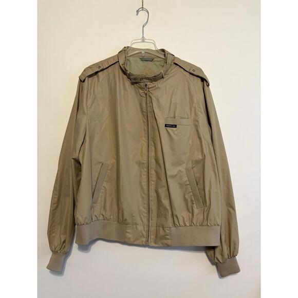 Members Only Hong Kong 3X Khaki Jacket Coat Vintage Europe Craft - Picture 1 of 7